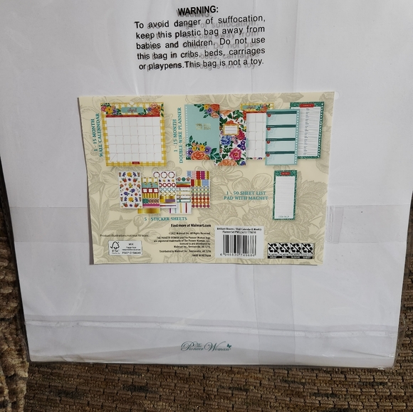 Pioneer Woman Calendar & Weekly Planner Set Brilliant Blooms 4/2023 To 6/2024 - Picture 5 of 9